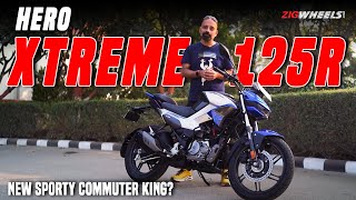 Hero Xtreme 125R First Ride Review  Hero’s Sportiest 125cc Bike [upl. by Landis]