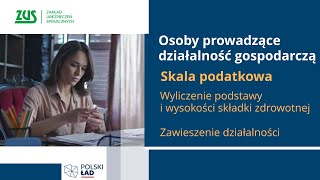 Zawieszenie działalności  skala podatkowa Polski Ład [upl. by Ogram]