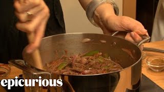 How to Make Cuban Ropa Vieja Part 1 [upl. by Nylrehs]