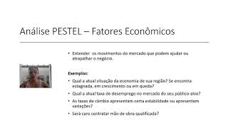 Análise dos Ambientes Internos e Externos  Ferramentas de Análise Análise PESTEL [upl. by Anal439]