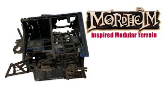 Mordheim Inspired Terrain  Burned House Mordheim DnD Frostgrave [upl. by Ninerb]