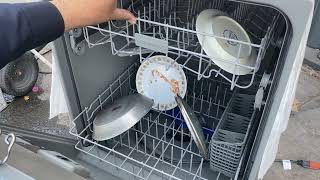 Como reparar un dishwasher que no lava bien Deja los platos sucios 👍 [upl. by Price]