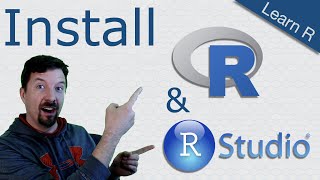 Install R and R Studio  Learn R [upl. by Nanaek]