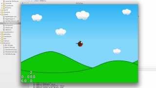 Simple Flappy Robin In Cocos2dx 5 Making Him Jump And Fall [upl. by Tonl]