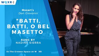 Soprano Nadine Sierra Sings Batti batti o bel Masetto from Mozarts Don Giovanni [upl. by Alfonso346]