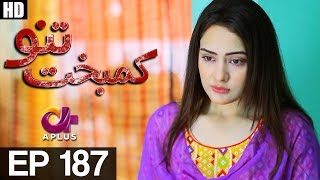 Kambakht Tanno  EP 187  Aplus  Shabbir Jaan Tanvir Jamal Sadaf Ashaan  C2U1 [upl. by Ayota559]