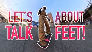 ONEWHEEL TECHNIQUES Foot Placement🦶 [upl. by Euginomod]