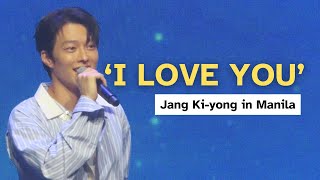 Jang Kiyong Sings I Love You  Beautiful Day in Manila [upl. by Younglove]