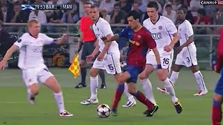 Sergio Busquets vs Manchester United  Champions League final 2009 [upl. by Abell]