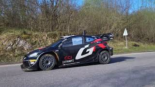 GR Yaris Rally1 WRC Croatia Rally 2024 Test Elfyn Evans  Scott Martin [upl. by Eirffej]