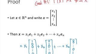 Linear Algebra  Lecture 19  The Matrix of a Linear Transformation [upl. by Anemij]