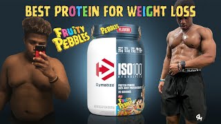 Dymatize ISO1OO Hydrolyzed 100 WHEY Protein Powder Review  BEST PROTEIN for WEIGHT LOSS [upl. by Ecienaj924]