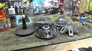 Servicing Maintain Canam Clutches [upl. by Erund511]