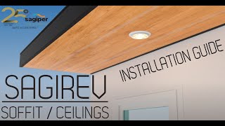 SAGIREV  SoffitCeiling Installation Guide [upl. by Ydac]