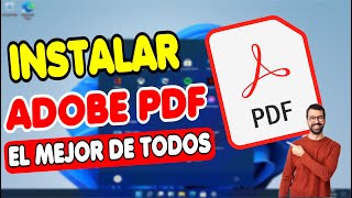 ♦️ COMO DESCARGAR E INSTALAR ADOBE PDF  El Mejor lector de Archivos PDF 👍 [upl. by Stoll]