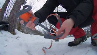 How to adjust the length of crampons  Video Guide [upl. by Eseuqcaj]