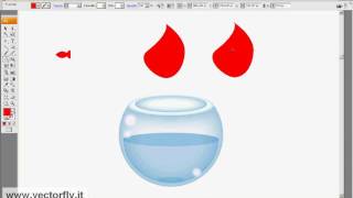 Creare dei pesciolini in pochi minuti Illustrator tutorial ita [upl. by Nork]