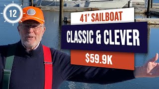 59000  A Cleverly Designed Bluewater Sailboat for Sale  A Cruiser A Liveaboard EP 12 [upl. by Aderf]