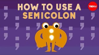 How to use a semicolon  Emma Bryce [upl. by Prebo]