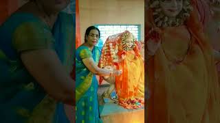 Leke Puja ki thali jot Man mein jaga Li Devi maa bhajan maa2024 status shorts viralvideo mata [upl. by Adliwa163]