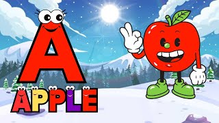 ABC Phonic Song  Toddler Learning Video Songs A for Apple Nursery Rhymes Alphabet Song for kids [upl. by Lenahtan]