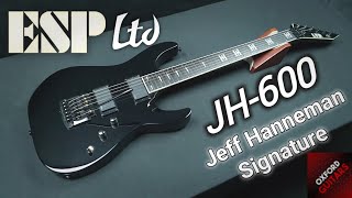 ESP LTD JH600 Jeff Hanneman Signature 2021 H Dagger Inlays Kahler EMG Slayer guitar close up video [upl. by Otti196]