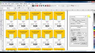 Barcode in CorelDraw  Auto Barcode [upl. by Sesom]