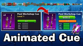 Pool Workshop Cue Level Max Without playing 🙀 600 Upgrade piece 8 ball pool [upl. by Banna561]