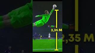 impossible goalkeeper saves 💥🧠shorts football goals [upl. by Lepper]