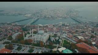 4K İstanbul  Süleymaniye camii Sabah Ezanı  By Drone Aslan Özcan [upl. by Girvin]