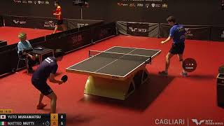 Yuto Muramatsu vs Mateo Mutti  Full Match  Short Form  R32  WTT Feeder Cagliari [upl. by Suravaj]