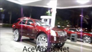 AceWhipsNET From Gold on 28s to Brandywine Cadillac SRX on 32quot DUB Banditos [upl. by Eerbua232]