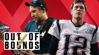 Nick Foles OutDuels Tom Brady Super Bowl Talk With Miko Grimes  Out of Bounds [upl. by Droflim]