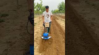 Rotary tillage weeding and furrowing😱✌ [upl. by Reine]