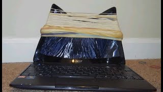 Laptop VS Rubber Bands [upl. by Hamitaf]