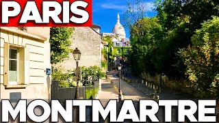 Discovering Paris Neighborhoods  Romantic Montmartre in 20 MustSees with route map [upl. by Lipsey]