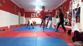 2015 WKF KUMITE TRAINING WITH OKAY ARPA [upl. by Fleeta137]