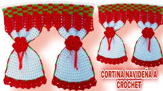 Cortina tejida a CROCHET paso a paso TIPS BÁSICOS [upl. by Annora]