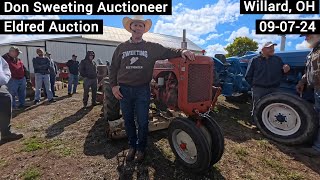 Results  Allis Chalmers  Ford Tractors  Old Farm Equipment  Eldred Auction 090724 [upl. by Trauner829]