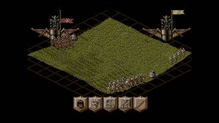 Realms 1991 DOS  Opening Loading different scenarios and one match with single large battle [upl. by Adikram980]