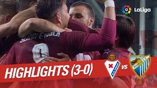 Resumen de SD Eibar vs Málaga CF 30 [upl. by Okubo]