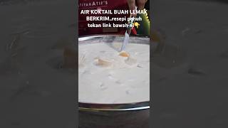 AIR KOKTAIL BUAH LEMAK BERKRIM shorts [upl. by Caesar]