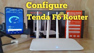 Paano isetup ang Tenda F6 300mbps Router as wifi extender Basic Configuration and Speedtest [upl. by Armstrong]