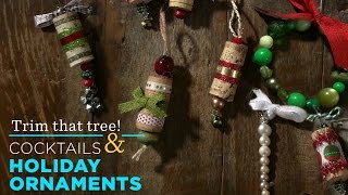 Making Christmas Ornaments  Cocktails amp Creativity [upl. by Ltihcox]