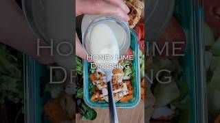 HONEY LIME DRESSING An easy but tasty homemade salad dressing to elevate your salads shorts [upl. by Yneffit113]