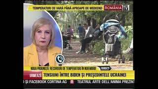 Vreme anormală pentru luna noiembrie sau schimbat anotimpurile Când ninge în România [upl. by Euqenimod]