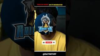 RAISTAR ANGRY ON FREE FIRE MODERATOR 🤬🔥 shorts factwithff trending [upl. by Onahpets563]