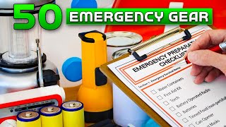 50 Emergency Survival Gear List Essentials [upl. by Niltiac]