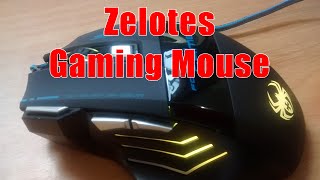 Zelotes 5500 DPI 7 Button LED Optical USB Wired Gaming Mouse [upl. by Ical]