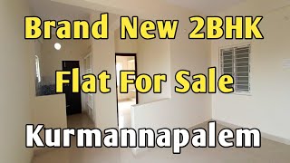 Brand New 2BHK Flat For Sale In Kurmannapalem  Very Near To Highway  Flat For Sale in Vadlapudi [upl. by Croner]